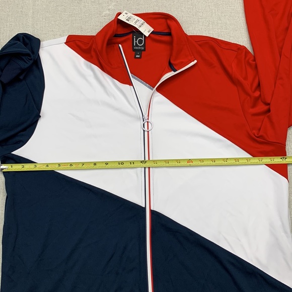 ID Ideology Men's Regular-Fit Colorblocked Track Jacket Size L - Picture 7 of 8